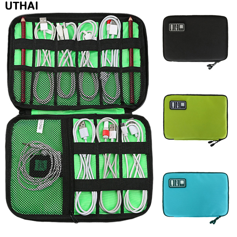Laptop Accessories Kit Bag - UTHAI Borsa di archiviazione digitale Organizzatore