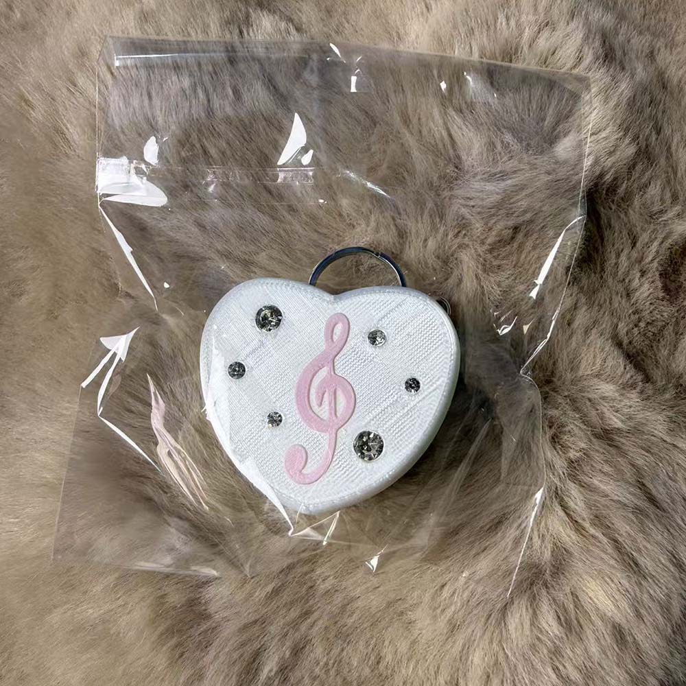 Cable Management Bag - Portachiavi con Ciondolo a Cuore con