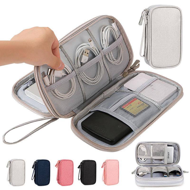 Cable Management Bag - Borsa Portatile Multicolore per Accessori Elettronici