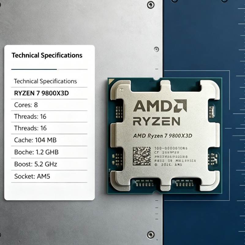 Processore AMD Ryzen 7 9800X3D - Amd Cpu Ryzen 7 recensione e prezzo