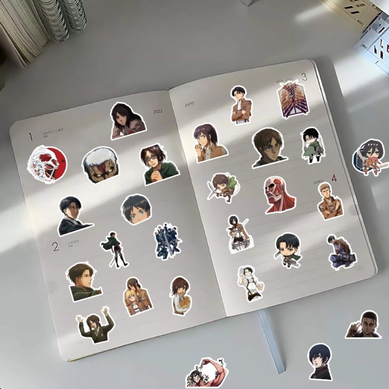 60 Pezzi Adesivi Anime Attack  - Laptop Accessories Stickers recensione e prezzo