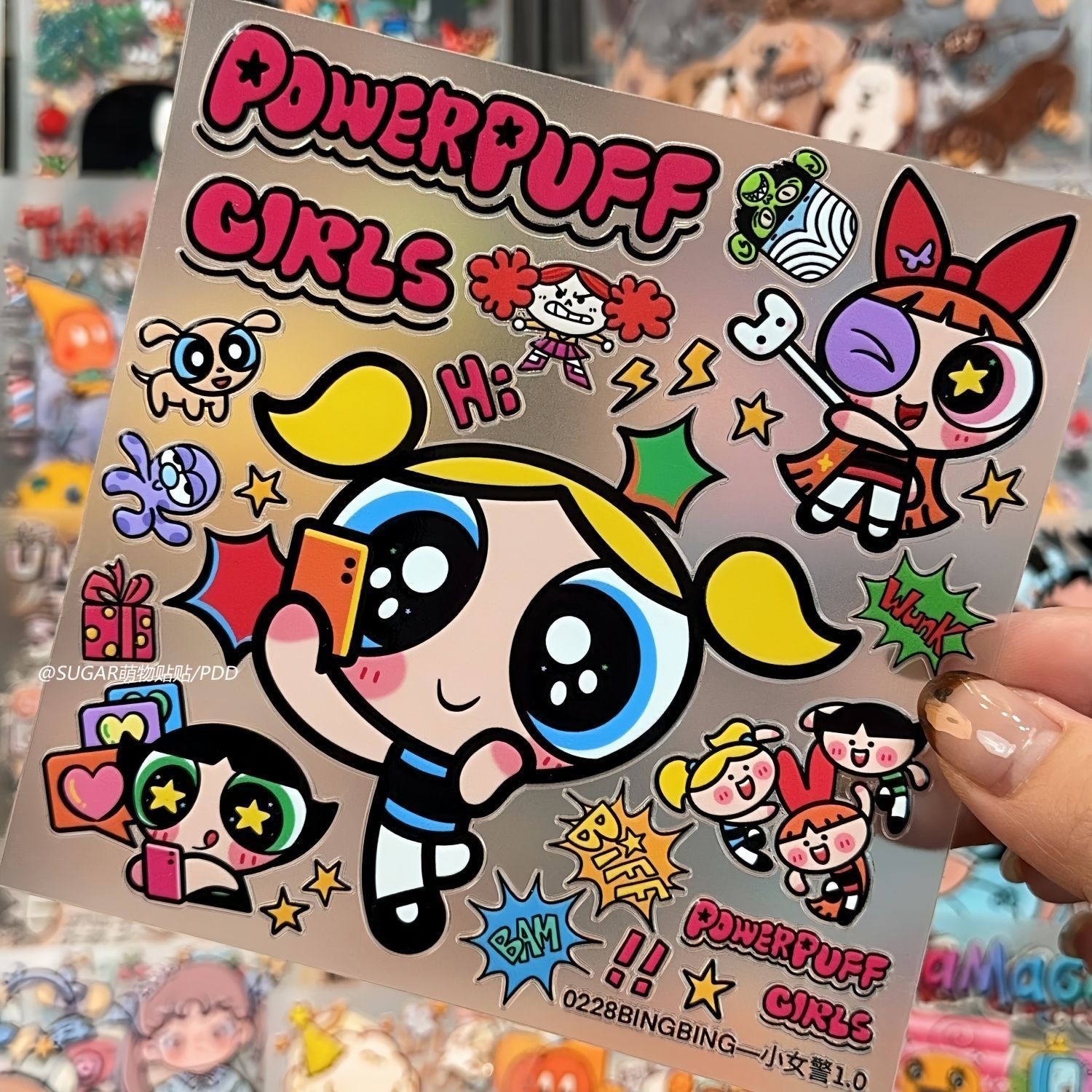 Fogli di Adesivi con Personagg - Laptop Accessories Stickers recensione e prezzo