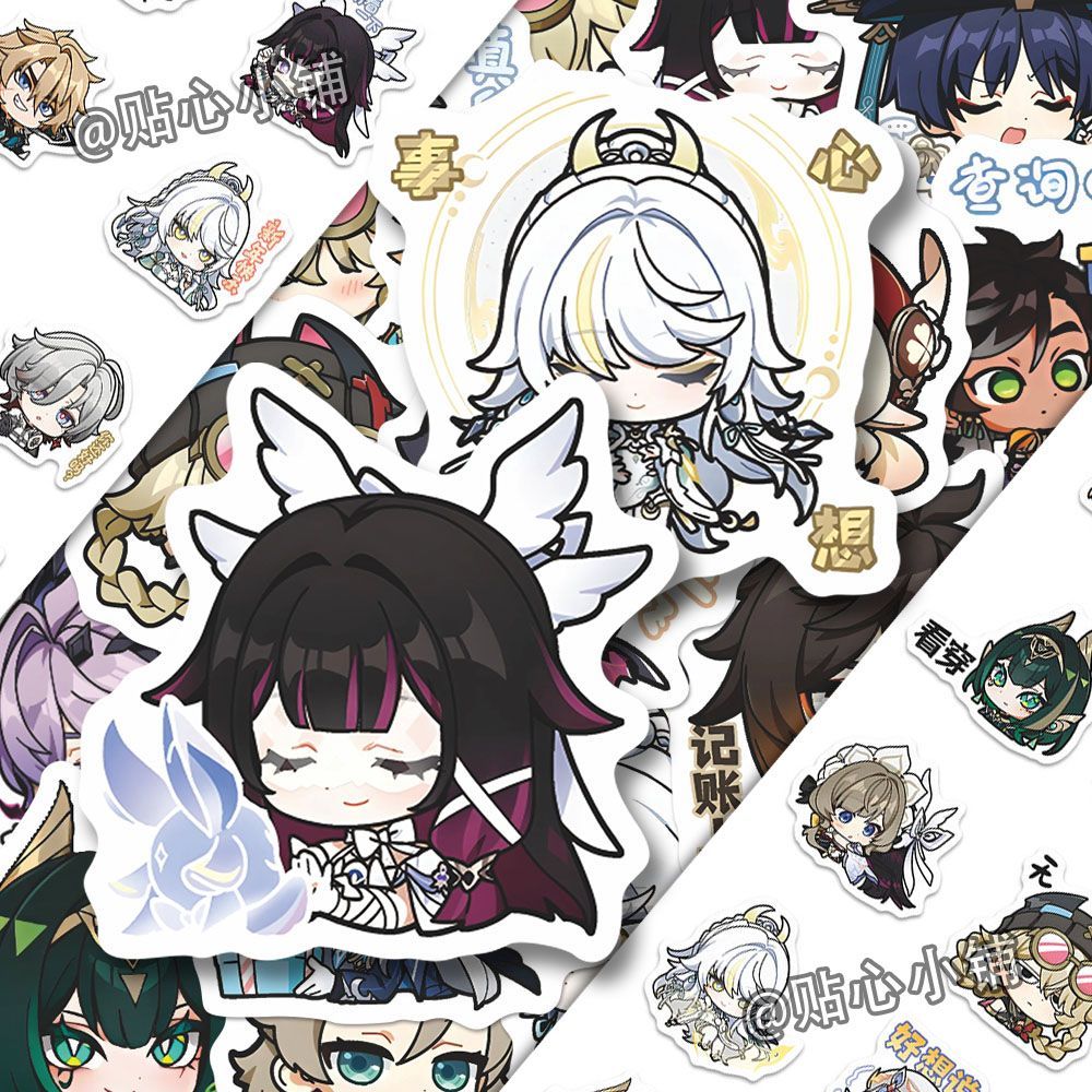 64 Pezzi Adesivi Anime Genshin - Laptop Accessories Stickers recensione e prezzo